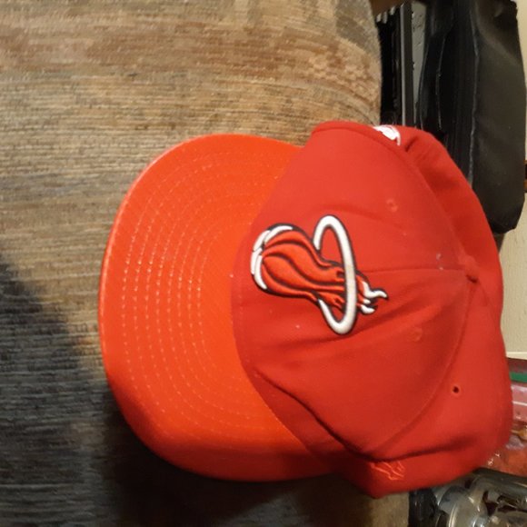 MIAMI HEAT FITTED NEW ERA HAT WITH STICKER IN EXCELLENT CONDITION  - SIZE 7- 3/4 - Picture 7 of 7